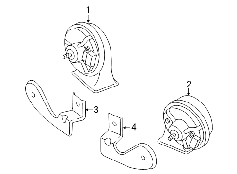 2007 Audi S8 Horn