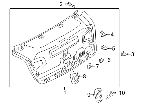 2022 Audi S6 Interior Trim - Trunk