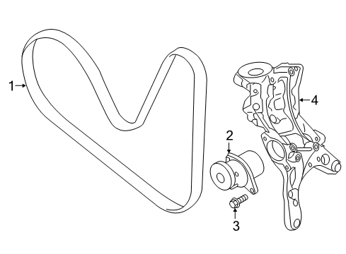 2017 Audi TTS Quattro Belts & Pulleys Diagram 2