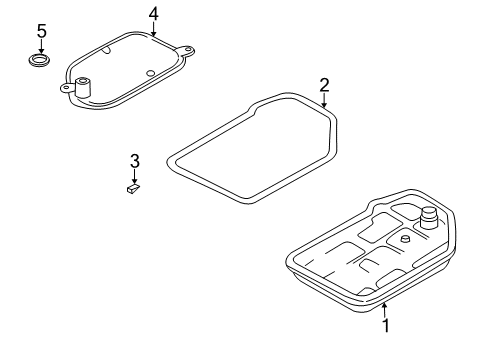 2005 Audi Allroad Quattro Transaxle Parts