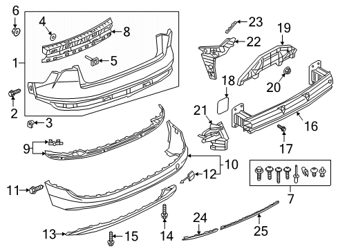 2022 Audi e-tron Quattro Bumper & Components - Rear