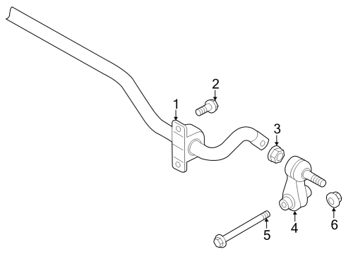 2023 Audi RS3 Rear Suspension, Lower Control Arm, Upper Control Arm, Ride Control, Stabilizer Bar, Suspension Components