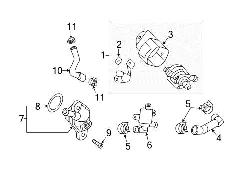 2018 Audi TTS Quattro Water Pump Diagram 2