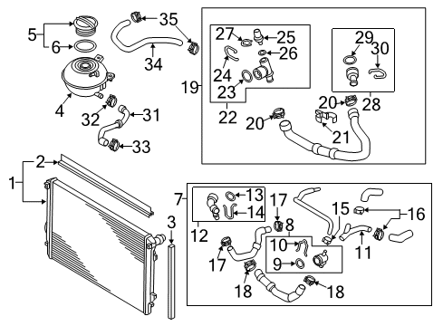 2016 Audi A3 Camshaft Position Sensor Diagram for 05E-907-601-D