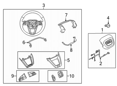 2023 Audi A4 allroad Steering Column & Wheel, Steering Gear & Linkage Diagram 4