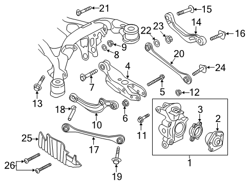 2022 Audi e-tron Quattro Rear Suspension