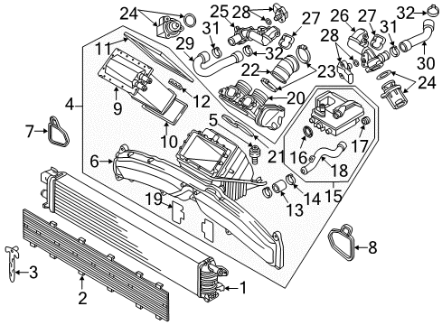 2014 Audi S6 Intercooler