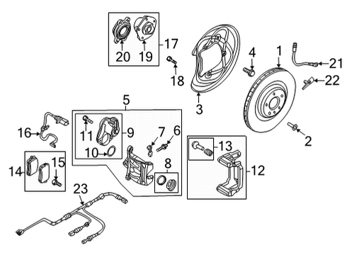 2021 Audi RS6 Avant Rear Brakes