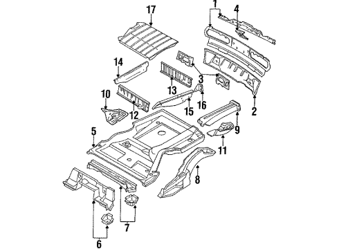 1990 Audi Coupe Quattro Rear Body