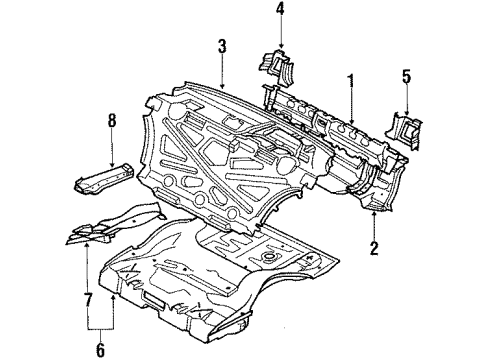 1986 Audi 4000 Quattro Rear Body