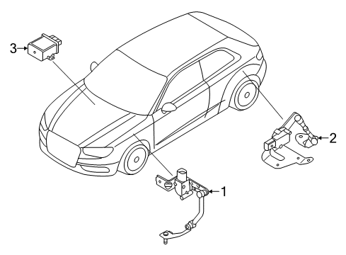 2019 Audi A3 Electrical Components Diagram 3