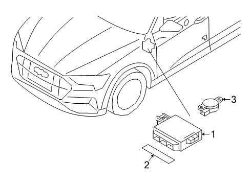 2024 Audi Q3 Electrical Components Diagram 5