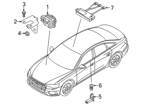 2022 Audi A6 allroad Alarm System