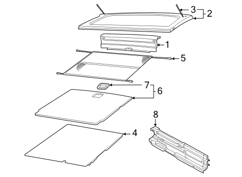 2024 Audi Q4 e-tron Interior Trim - Rear Body