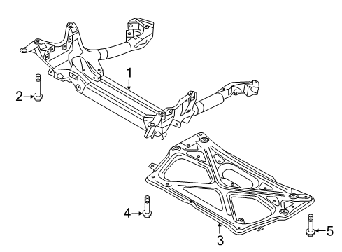 2014 Audi A6 Suspension Mounting - Front