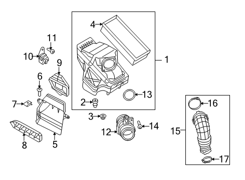 2014 Audi A4 Air Intake