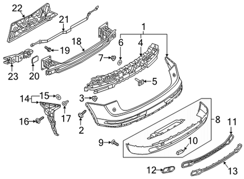 2020 Audi Q5 Rear Bumper