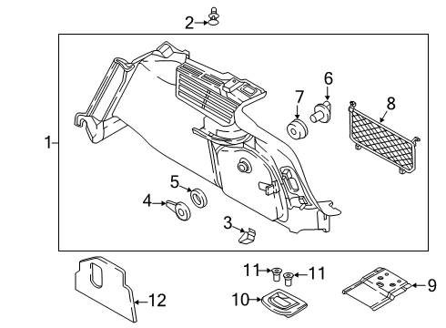 2023 Audi S5 Interior Trim - Rear Body Diagram 4