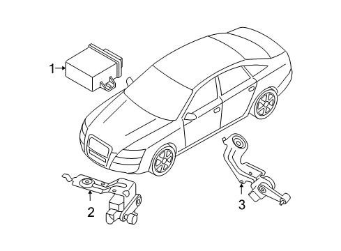 2006 Audi A6 Quattro Electrical Components