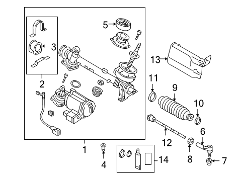 2007 Audi A3 Quattro Steering Column & Wheel, Steering Gear & Linkage, Shroud, Switches & Levers