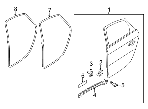 2015 Audi allroad Rear Door