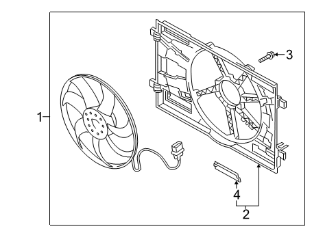 2022 Audi TTS Quattro Cooling System, Radiator, Water Pump, Cooling Fan Diagram 1