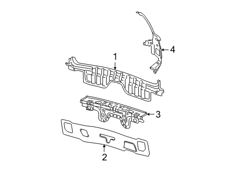 2007 Audi S4 Rear Body Diagram 3