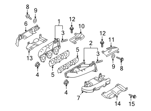 2008 Audi A5 Quattro Exhaust Manifold