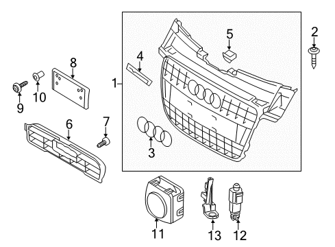 2015 Audi allroad Grille & Components