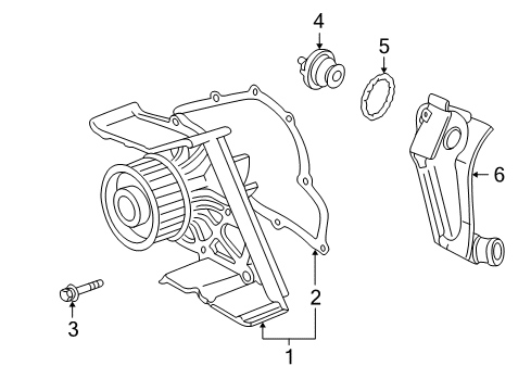 1996 Audi A4 Water Pump