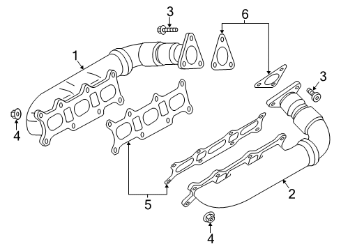 2015 Audi A8 Quattro Exhaust Manifold Diagram 3