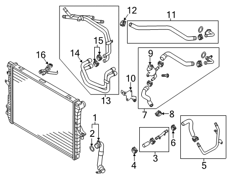 2015 Audi Q7 Hoses, Lines & Pipes Diagram 2