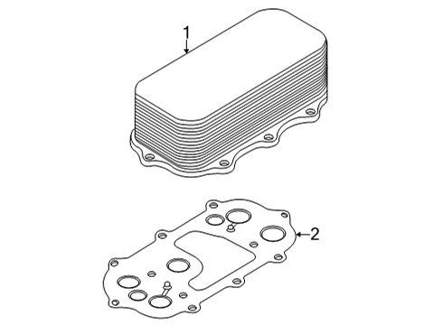 2020 Audi A8 Quattro Oil Cooler