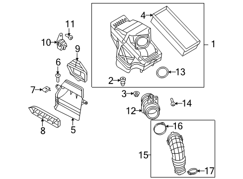 2017 Audi A5 Quattro Air Intake