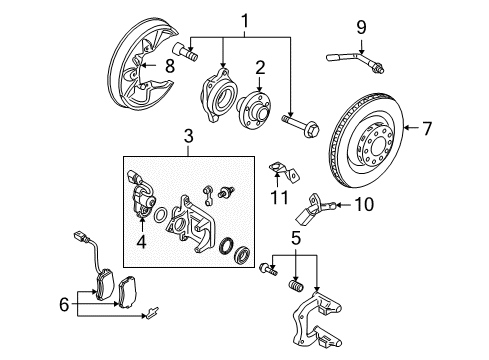 2008 Audi S8 Rear Brakes