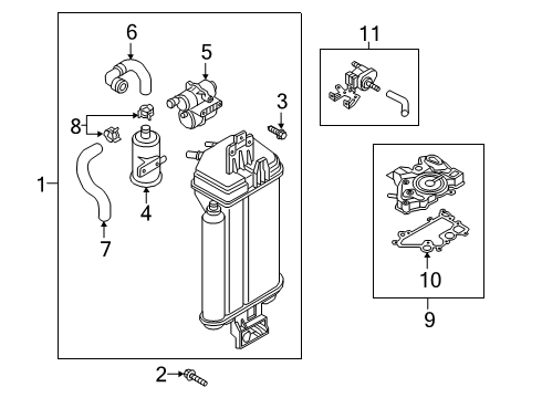 2019 Audi TTS Quattro Emission Components