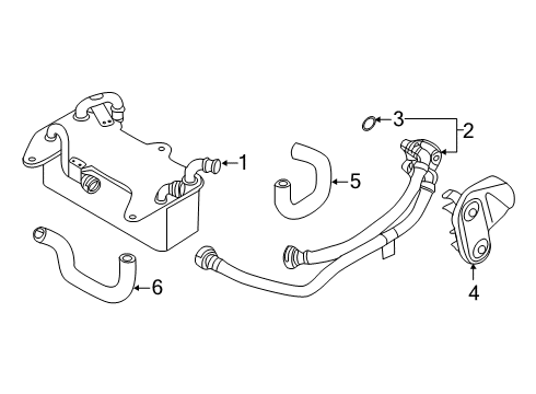 2023 Audi A8 Quattro Trans Oil Cooler