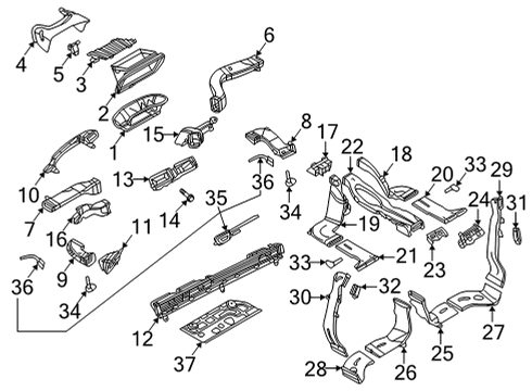 2022 Audi A6 allroad Ducts