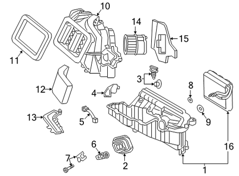 2022 Audi A6 allroad Blower Motor & Fan