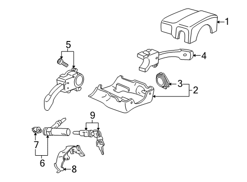 2006 Audi TT Ignition Lock