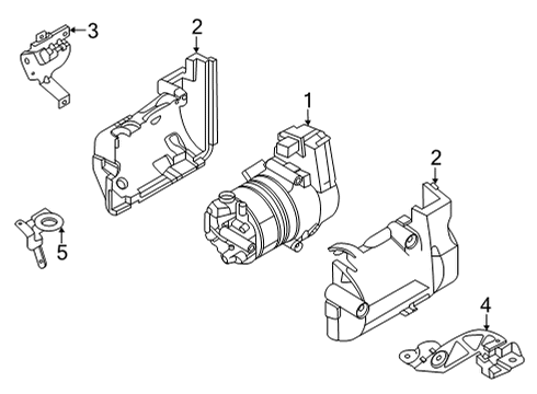 2023 Audi e-tron GT A/C Compressor