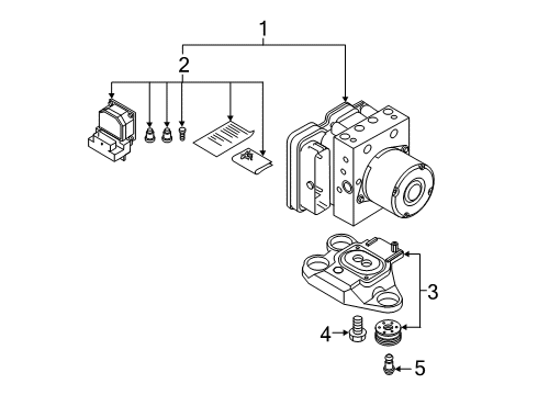 2022 Audi S6 ABS Components