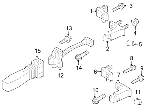 2024 Audi Q8 e-tron Lock & Hardware Diagram 5