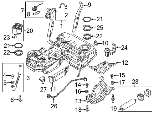 2016 Audi A7 Quattro Diesel Fuel Supply