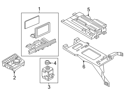 2018 Audi A4 Navigation System Diagram 2