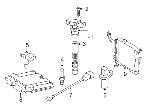 2022 Audi A4 Quattro Ignition System