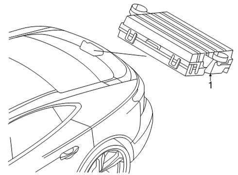 2024 Audi e-tron GT Electrical Components Diagram 9