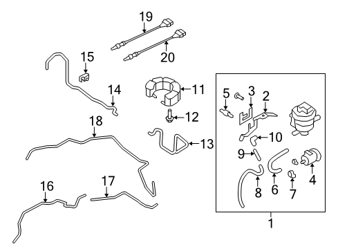 2010 Audi TT Quattro Emission Components