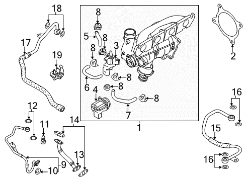 2017 Audi Q5 Turbocharger