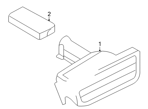 2007 Audi S8 Side Repeater Lamps